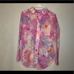 Pilcro watercolor blouse